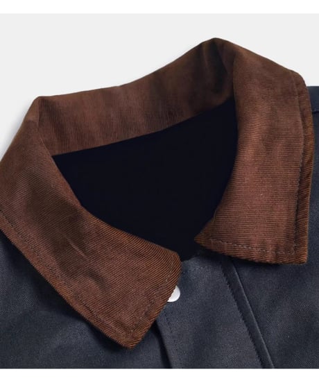 corduroy collar zip up blouson　NL2340