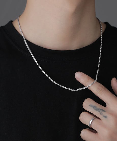 twist rope chain necklace　NL2207
