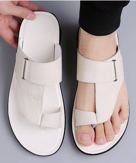 men's geometric strap sandals/3color　NL2379