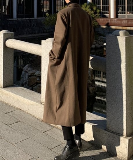 oversized wool long coat /3color　NL2107