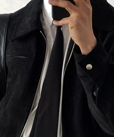fake suede short blouson　NL2125