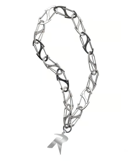 cyber carabiner r-logo necklace　NL2253