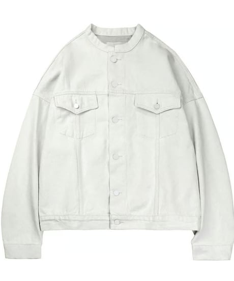 band collar denim jacket　NL2310