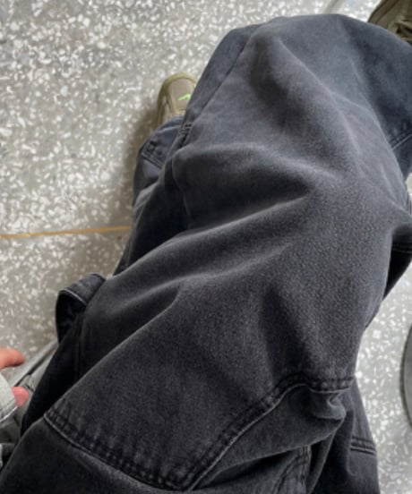 wide fit panel worker denim pants /2color　NL2172