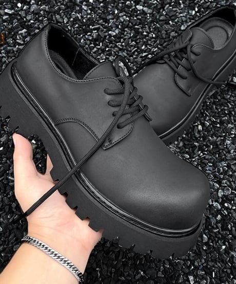 chunky sole derby casual shoes /3color　NL2366