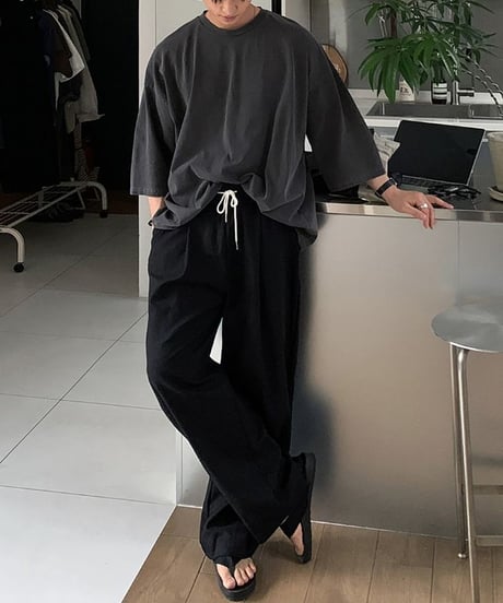 oversized premium cotton tee /2color　NL2333