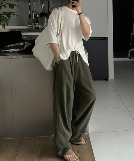 oversized drop shoulder t-shirt /2color　NL2332