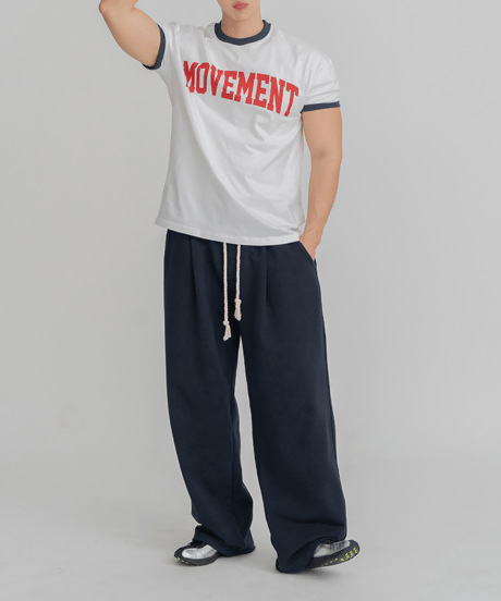 korean style movement ringer tee　NL2151