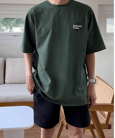 national parks bear graphic tee　NL2176