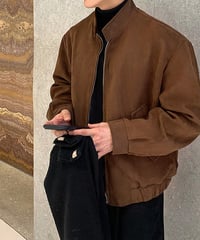 oversized suede jacket /2color　NL2158