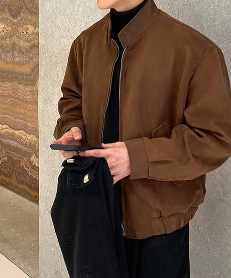oversized suede jacket /2color　NL2158
