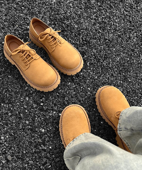 chunky sole derby casual shoes /3color　NL2366