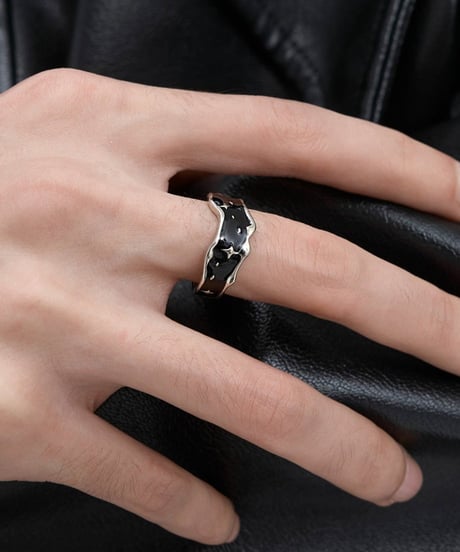 celestial starry night liquid ring　NL2202