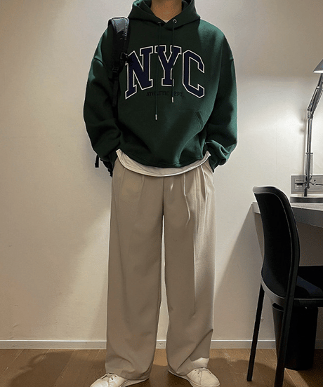 nyc athletic hoodie unisex /2color　NL2167