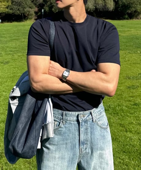 premium basic slim fit tee / 3color　NL2404
