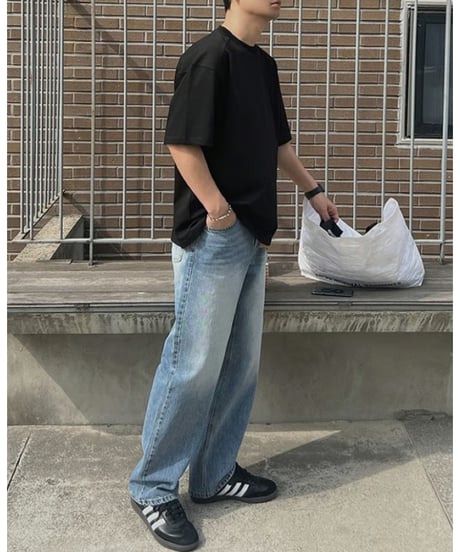 thick relaxed fit t-shirt /4color　NL2313