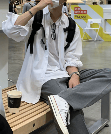 oversized oxford shirt /2color　NL2320