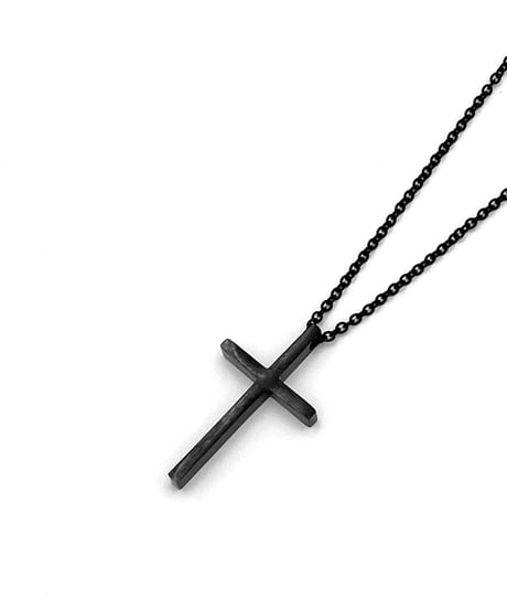 minimalist sleek cross pendant necklace /2color　NL2248