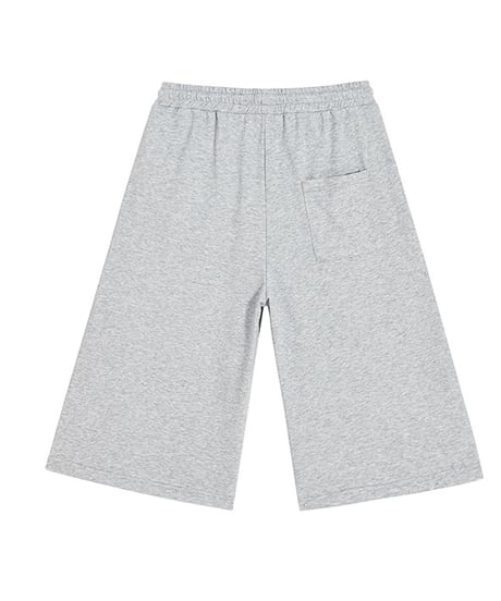 oversized wide sweat shorts　NL2408