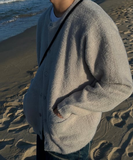 oversized brushed cardigan/5color　NL2090