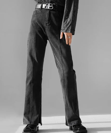 Center Seam Flare Denim Pants　NL2060