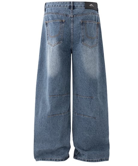 relaxed denim curve pants　NL2347
