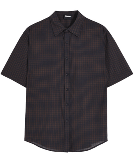 vintage check short sleeve shirt　NL2405