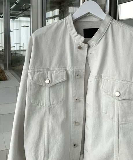 band collar denim jacket　NL2310