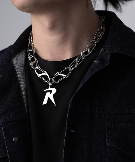 cyber carabiner r-logo necklace　NL2253
