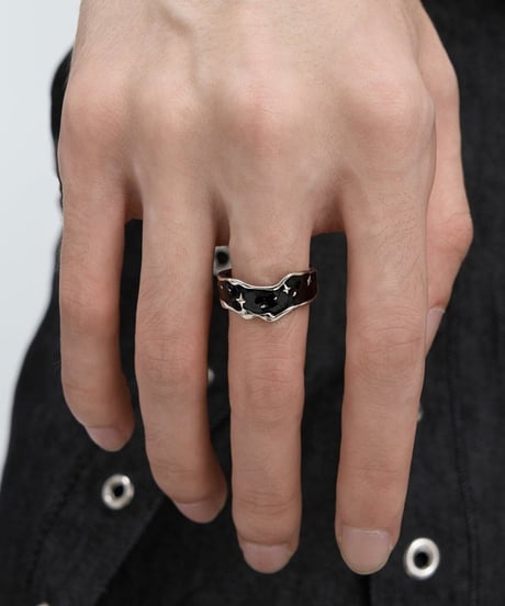 celestial starry night liquid ring　NL2202
