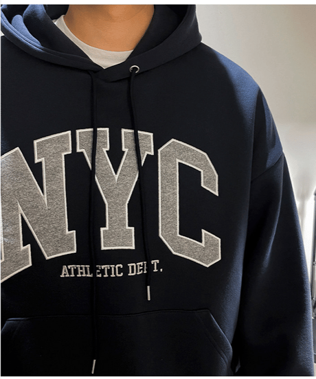 nyc athletic hoodie unisex /2color　NL2167