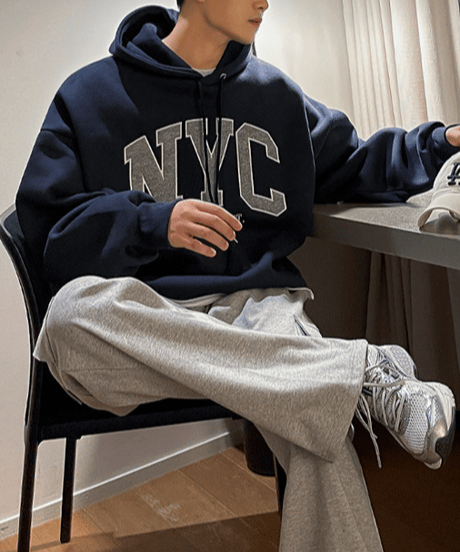 nyc athletic hoodie unisex /2color　NL2167