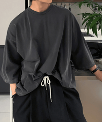 oversized drop shoulder t-shirt /2color　NL2332