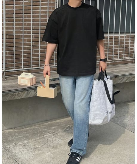 thick relaxed fit t-shirt /4color　NL2313