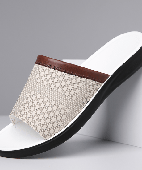 weave pattern casual slides /3color　NL2388