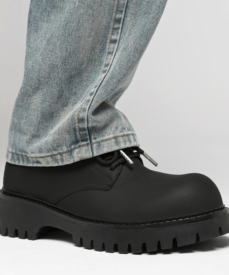 men's thick sole chunky derby shoes /3color　NL2360