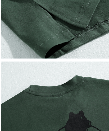 national parks bear graphic tee　NL2176