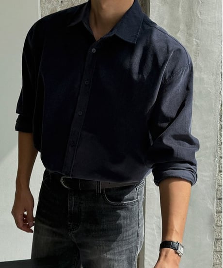classic cotton relaxed shirt　NL2315