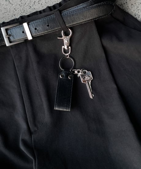 wide curved balloon silhouette trousers in black　NL2138