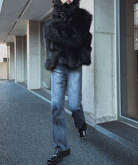 modern flare denim pants　NL2349