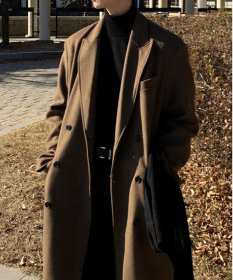 oversized wool long coat /3color　NL2107