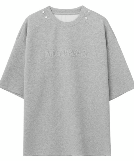 motdreag oversized snap button set-up /2color　NL2308