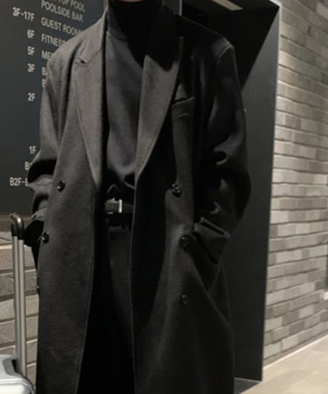 oversized wool long coat /3color　NL2107