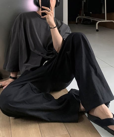 oversized premium cotton tee /2color　NL2333