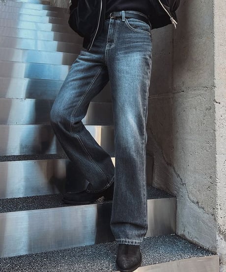 modern flare denim pants　NL2349
