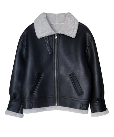 oversized mouton jacket　NL2069