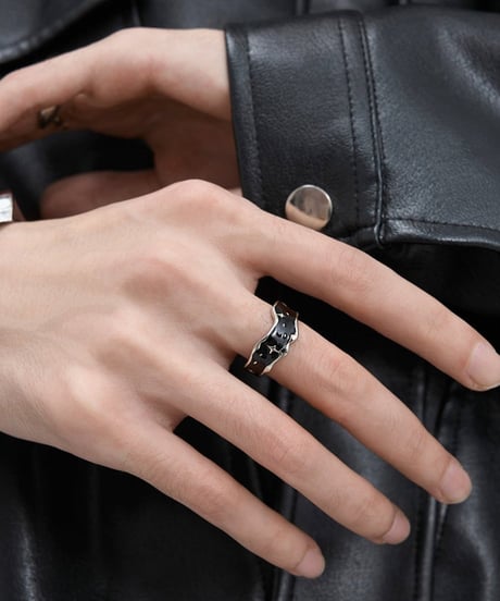 celestial starry night liquid ring　NL2202