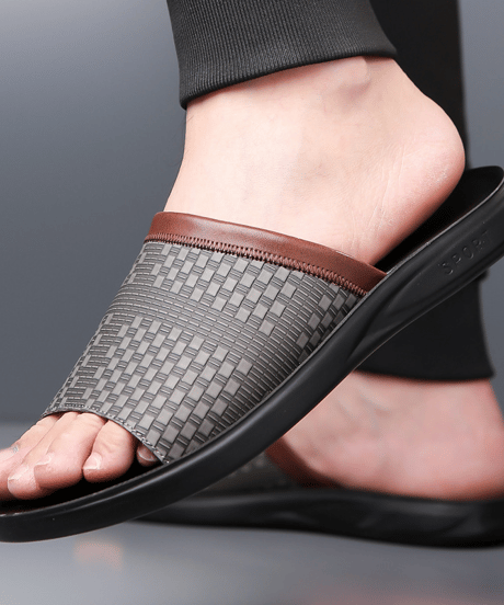weave pattern casual slides /3color　NL2388