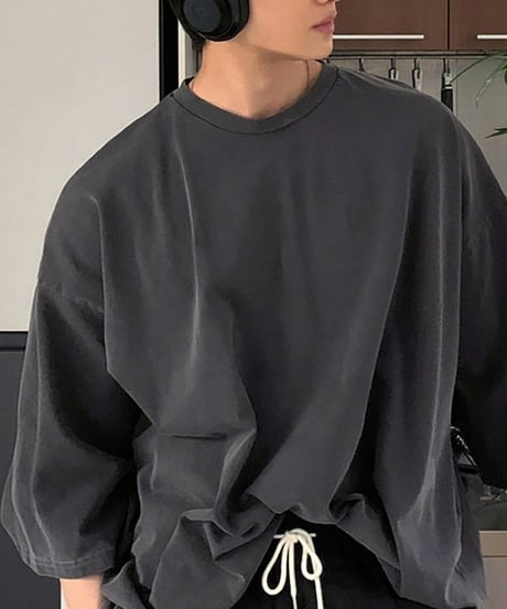 oversized premium cotton tee /2color　NL2333