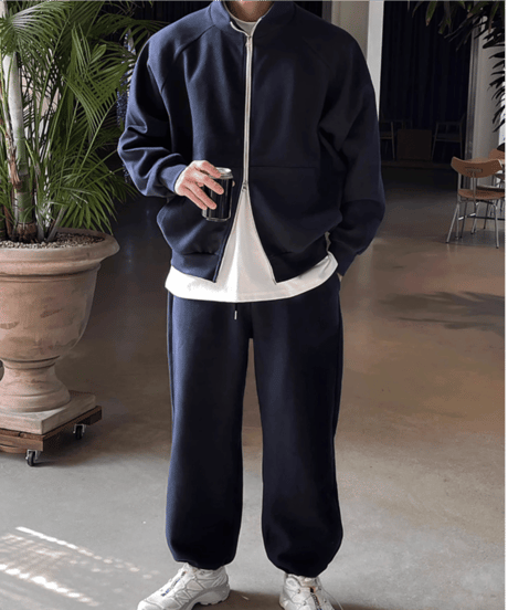 relax raglan zip up blouson /3color　NL2134